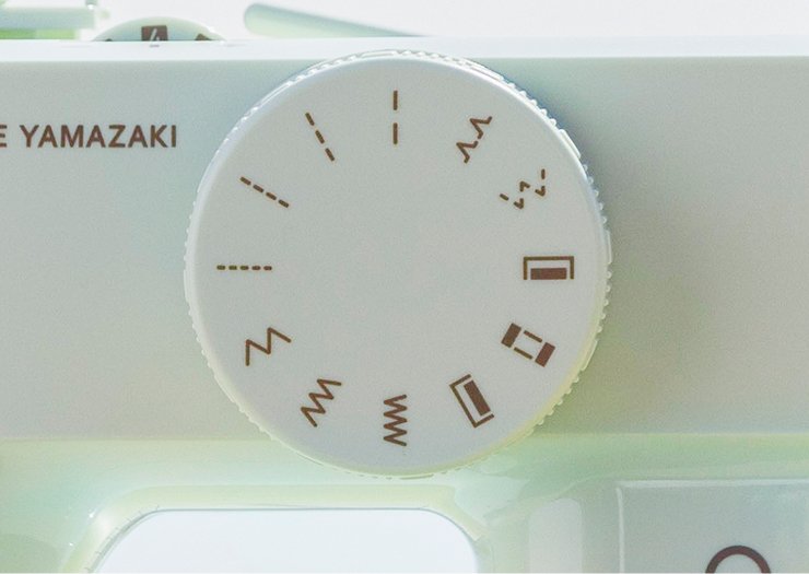 Easy Liteの12パターンを選択する模様選択ダイヤル