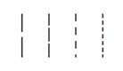Straight Stitchの4種類の縫い目